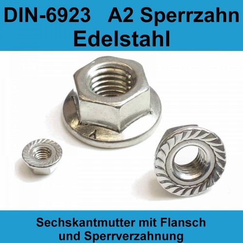 M10 din 6923 edelstahl - m10,