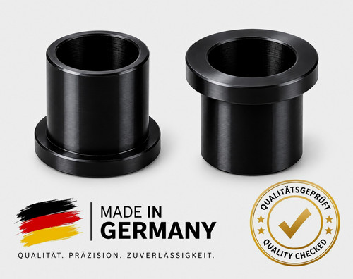 10x flanschbuchsen kunststoff - 10x,